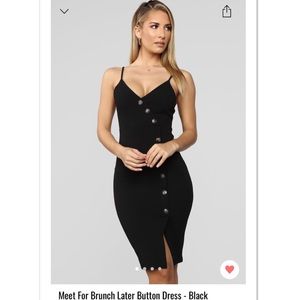 Fashion nova black dress
